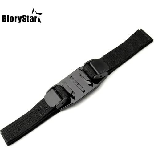 Vented Adjustable Helmet Strap Head Belt Mount Holder Adapter for GoPro Hero 876543 OSMO SJCAM For Xiaomi Yi Action Camera DJ