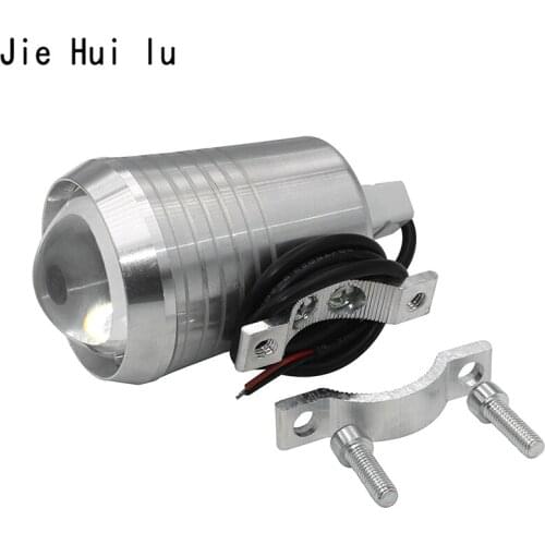 2PCS Universal Motorcycle LED Headlight Waterproof Driving U2 Motorbike Spot Lamp Fog Light Motor Accessories 12V
