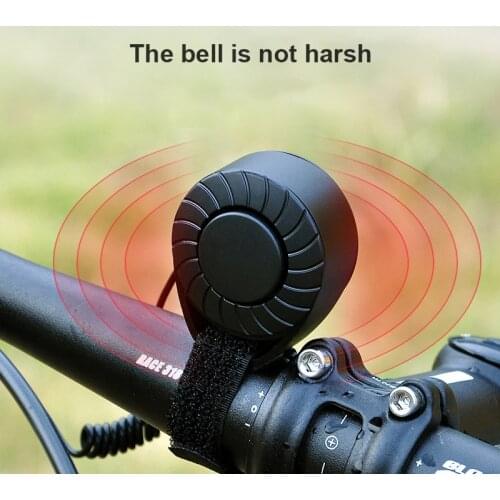 Bicycle Bell Mountain Bike USB Electric Horn Aluminum Alloy 120 Decibels Horn Bicycle Handlebar Alarm Ring Bell Bicycle Accessor
