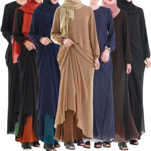 Women Ramadan Abaya Jilbab Muslim Arab Long Maxi Dress Dubai Islamic Robe