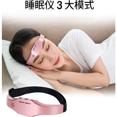 1Pc Digital Therapy Pulse Stimulate Head Relaxation Device Wireless Low Frequency Stress Relief Brace Unisex Sleeping Aid