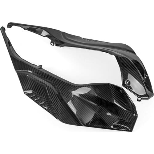 100% Carbon Fiber Gas Fuel Tank Side Fairing Panel Protectors for BMW S1000RR S 1000RR 2019 S 1000 RR