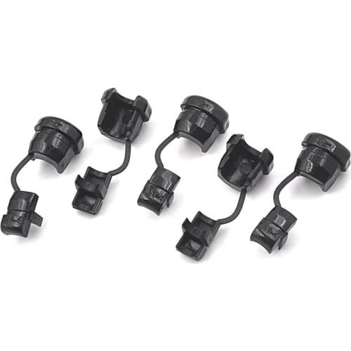 20pc 6N-4 Strain Relief Bushing SJT 18AWG T=0.5~1.6mm Nylon Black Whosesale