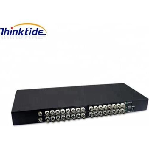 32Ch 1080P CVI/AHD Converter Fiber Optic to BNC Digital Video Converter fiber optical transmitter and receiver