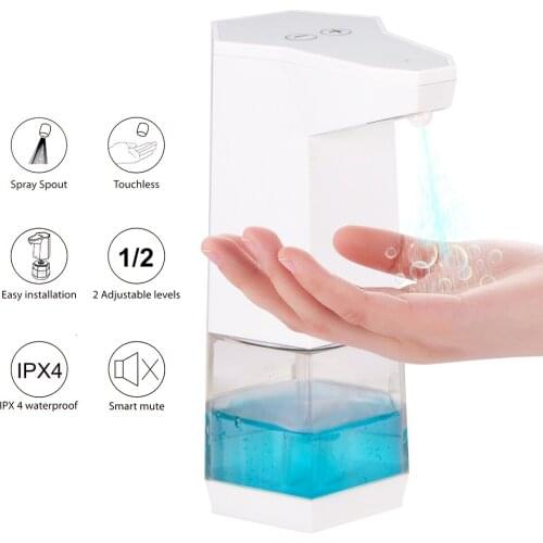360ml USB Charging Intelligent Sensor Soap Dispenser Disinfection Machine Foam Gel Version Hands-free Soap Dispenser