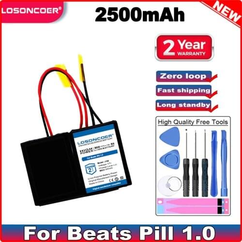 LOSONCOER 2500mAh Battery J188/ICP092941SH For Beats Pill 1.0