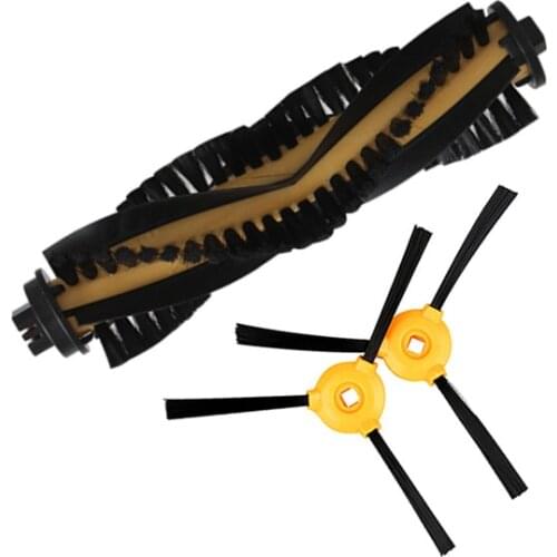 Robot Vacuum Cleaner Main Brush Side Brushes for CONGA EXCELLENCE Robotic Vacuum Cleaner Parts Accessories