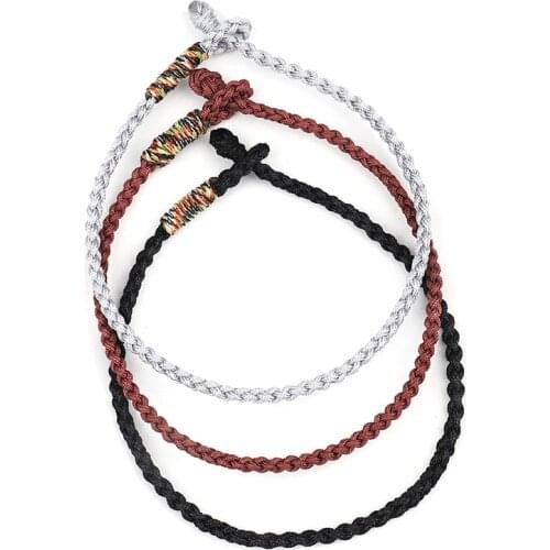 ZV Fashion Jewelry Rope Bracelet For Woman Ethnic Style Adjustable Friendship Chain Paired Rope For Girls Gift Wholesale