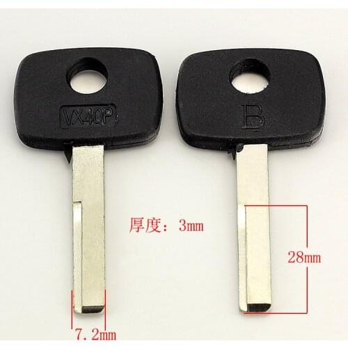 C234 Plastic single Opel blank key