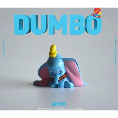 24piece 2.5cm very small dumbo Elephant PVC Action Figure Model Toy dumbo microlandschaft DIY Materials