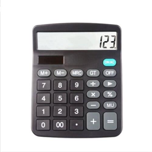 12 Digit Electronic Calculator and Button Calculator Calculate Commercial Tool Battery