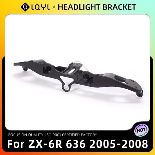 Motorcycle Headlight Bracket Upper Stay Fairing Cowl Bracket For Kawasaki ZX636 ZX6R ZX6 2005 2006 2007 2008 ZX-6R 6R ZX 636
