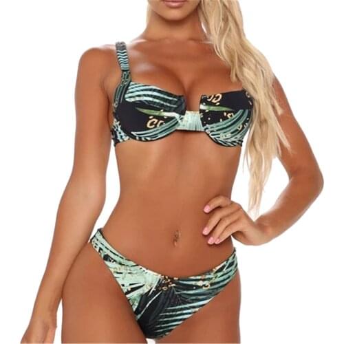 #L0 Summer Swimsuit Bikini Set Serpentine print Swimsuit Brazilian Bathing Suits Female Two-piece Bikini Sexy Concise Swimsuit