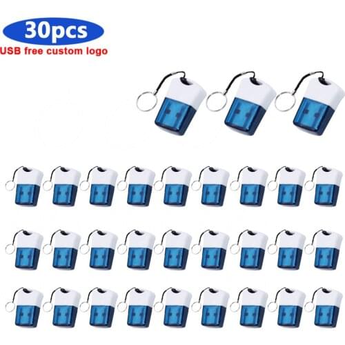 30pcs Custom free logo mini metal USB2.0 Flash Drive 64GB/128GB/16gb/8gb/4gb Pen Drive waterproof Memory Stick 32GB Usb pendrive