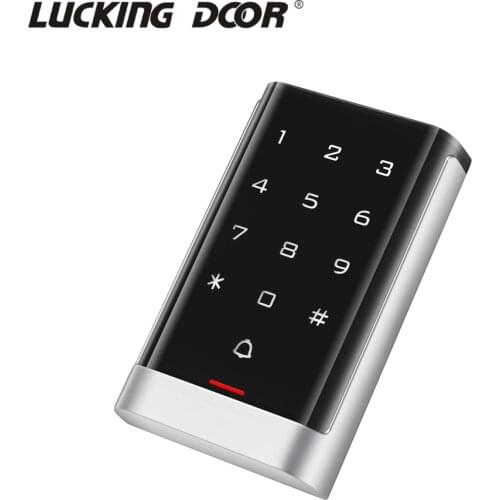 Metal Waterproof RFID Standalone Access Controller 125KHz Touch controller Touch screen access control system kit