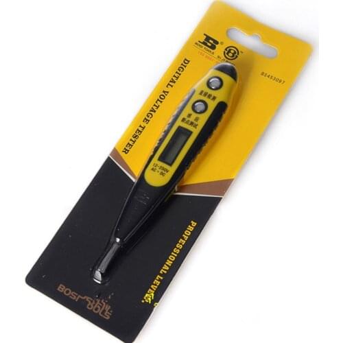 Multifunction AC DC LCD Blue Ray Light Electricity Power Detector Multi Sensor Digital Voltage Tester Pen