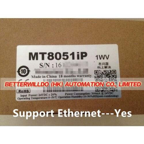 MT8051iP NEW IN BOX Ethernet HMI 4.3'' Replace MT6050IP MT6051IP MT8050IE + Free Cable+ Software 1 Year Warranty