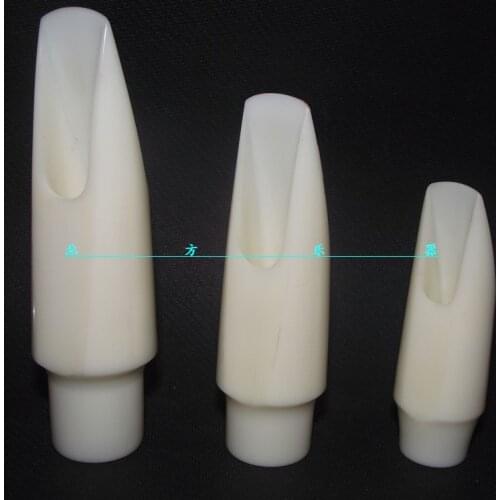 3 pieces saxophone mouthpiece Alto Tenor and Soprano White color
