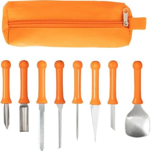 Halloween Pumpkin Carving Kit Pumpkin Lantern Carving Tools Stainless Steel Jack O' Lantern Making Tools party DIY Supplies