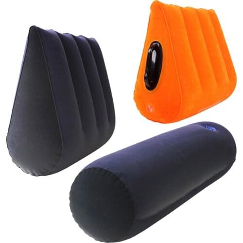 Adults Sex Love Pillow Couples Positions Cushione Inflatable Aid Pillows Car Bed Sex Furniture Erotic Triangle Sexy Games Toys