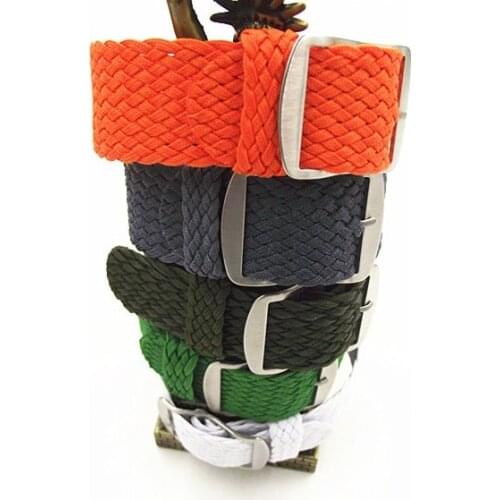New arrived 1PCS 22MM nylon straps perlon straps weave straps watch strap Watch band 12 colors available -PS002