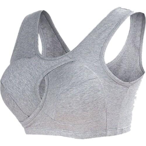 Sports Fitness Bra Breathable Running Cotton Patchwork Hollowout Workout Underwear Push Up Bra womens bra