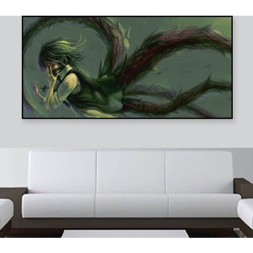 Tokyo Ghoul Anime Art Prints Anime Wall Scroll Decoration Poster Art Prints 50 x 70 cm,No Frame