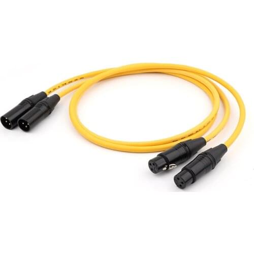 VDH Hifi audio MK III Hybrid Halogen XLR Audio Cable Diy, Silver plated interconnect cable hifi audio video cable