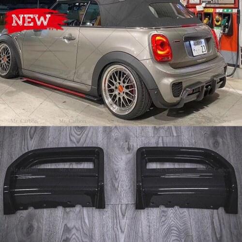 FOR MINI F56 F57 JCW PRO KIT DUELL-AG STYLE CARBON FIBER REAR DIFFUSER TRIM BODY KIT TUNING PART FOR F56 F57 REAR UNDER SPLITTER