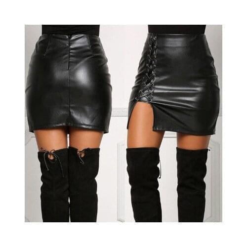 2020r High Waist Chains Belted Plaid Skirt Punk Female Irregular Pleated Goth Skirts 2019 Women Fashion Asymmetrical Skirts