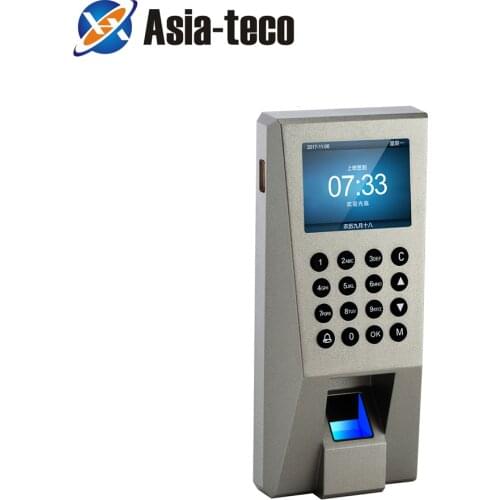 2.4 inch LCD biometric access control employee time attendanceUSB download data 3000 user fingerprint access control