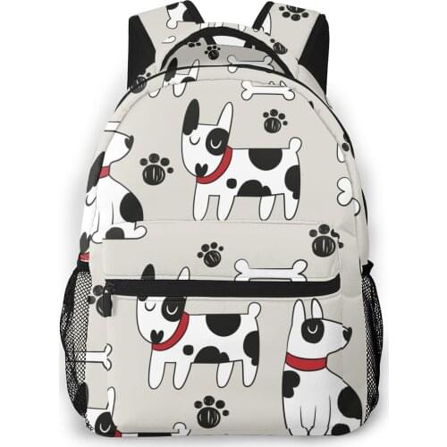 2021 Travel Backpacks Dog Patternd Girl Backpack For Women Large Capacity School Bag For Teenage