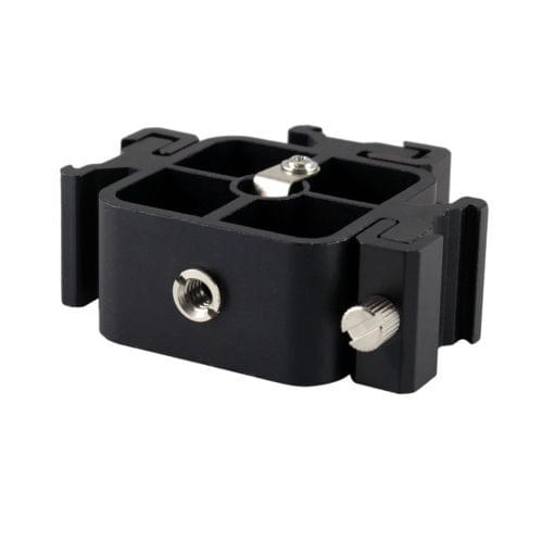 3in1 All Metal Tri-Hot Shoe Mount Adapter Swivel Light Stand Flash Holder Bracke