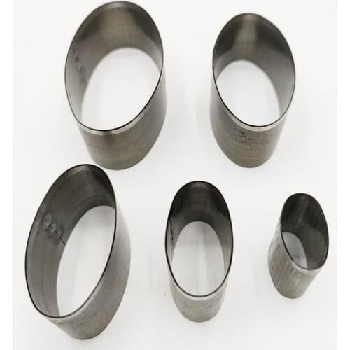 5pcs Diamond Drop Oval Shaped Cutter DIY Leather Earring Jewelry Paper Clay Craft Silicon Die Cutting Knife Punch Tool Mould