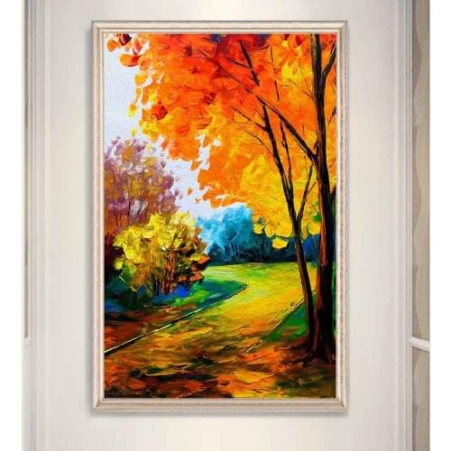 5D Diy Diamond Painting Pastoral Style Natural Full Circle/Square Diamond Embroidery Landscape Handmade Cross Stitch Home Decor