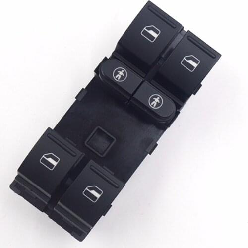 7L6959857E Front Driver Door Master Power Window Switch Cuntrol Button For VW Touareg Touran Sharan Alhambra 7L6 959 857E