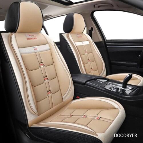 DOODRYER flax car seat cover set For lada 2114 granta xray vesta sw cross kalina kalina accessories covers for vehicle seats
