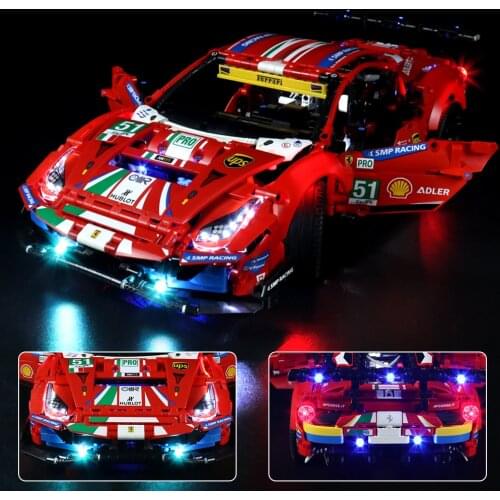 BrickBling Led Light Kit For 42125 Super Sports Racing Car Collectible Model Toy (No Building Blocks)