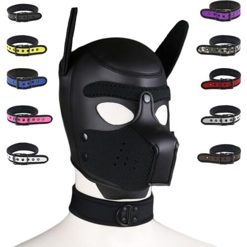 SM Games Puppy Play Collars For Adults Set BDSM Lingerie Dog Role Play Collar For Bondage Necklace Cosplay