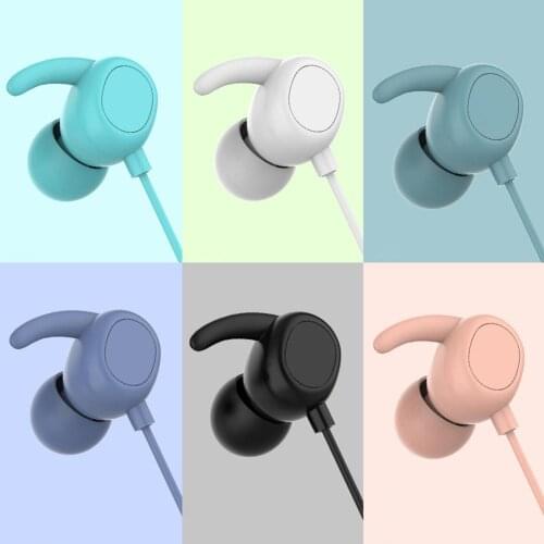 Dual Moving Coils 3.5mm Plug Wired In-ear Sport Earphones with Microphone Loop Running Sport Earphone Earplug Headset Headplug