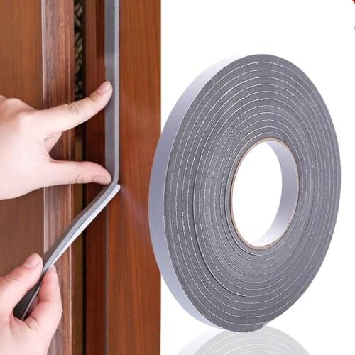 5M Self Adhesive Seal Strips Foam Draught Excluder Window Glass Door Soundproof Anti Collision Dustproof Gap Warm Sealing Tape