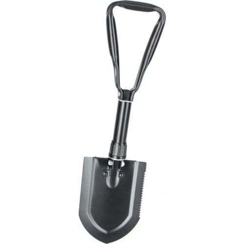 Folding Camp Shovel Steel-plated cast iron shovel Belt mountable carrying case Mountaineer Shovel