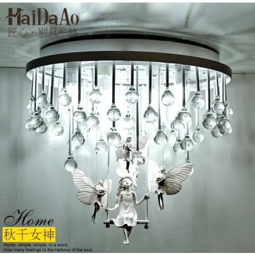 Modern crystal ceiling light simple atmosphere for bedroom living room dining room balcony