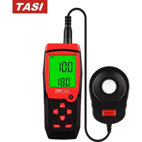 TASI Led Lux Meter Digital Light Meter For Photography Lux / FC Meter Led Lumen Meter TA8133