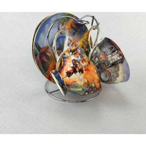 High grade bone china simple modern creative tea cup water cup coffee cup afternoon tea