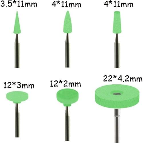 1PC Dental Zirconia ceramics diamond stone polish grinder Polish Head Porcelain Zirconia Polisher for zirconia polish fast grind