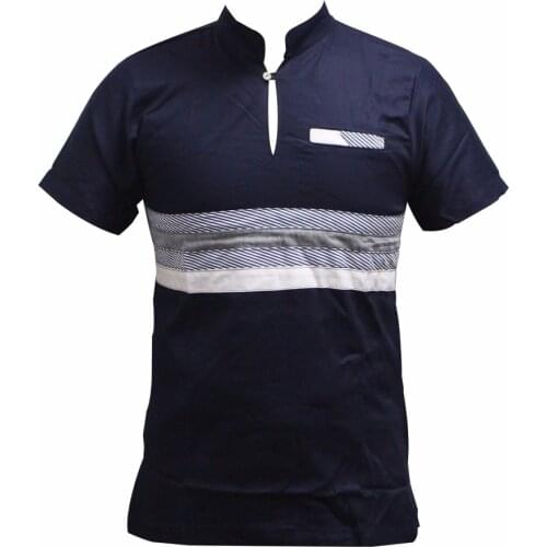 African clothes Design Kwanzaa Tops Cool Muslim T-shirt Dashiki New High Quality Striped Embroidery Fashion tops рубашка мужская