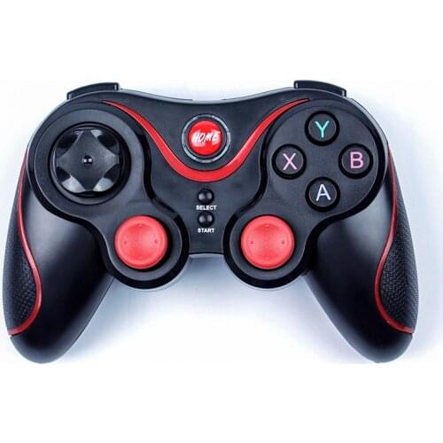 C6 Wireless Bluetooth Gamepad Joystick for PS3 IOS Android PC Computer TV Game Console Gaming Controller Pad 2.4G Receiver Stand