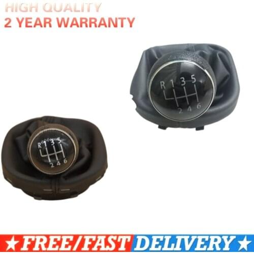 Fast For VW Caddy 2004 2005 2006 2007 2008 2009 2010 2011 Touran 2003 2004 2005 New 6 Speed Gear Shift Knob With Leather Boot
