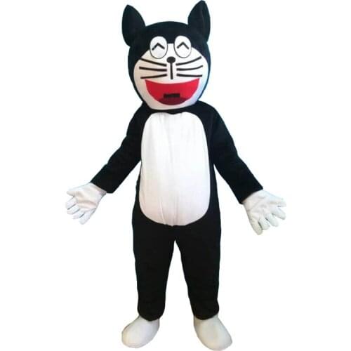 Black Doraemon Costume Cosplay Outfits Adult Women Men Cartoon Animal Mascot costume For Carnival Festival Commercial Activity